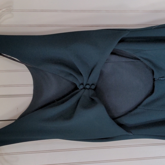 BHLDN Misty Dress in Dark Emerald - Picture 5 of 7